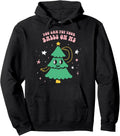 You Can Put Your Balls On Me Christmas Funny Xmas Tree Quote Pullover Hoodie