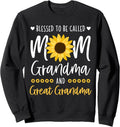 Floral Mother's Day Mom New Great Grandma Flower