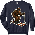 Sasquatch Skiing Snow Big-foot Skier Big Foot Ski Mountains Comfort Colors Adult Sweatshirt
