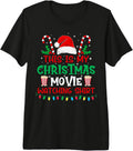 Mens This is My Christmas Movie Watching Shirt - Funny Xmas Movie Premium Tri-Blend T-Shirt