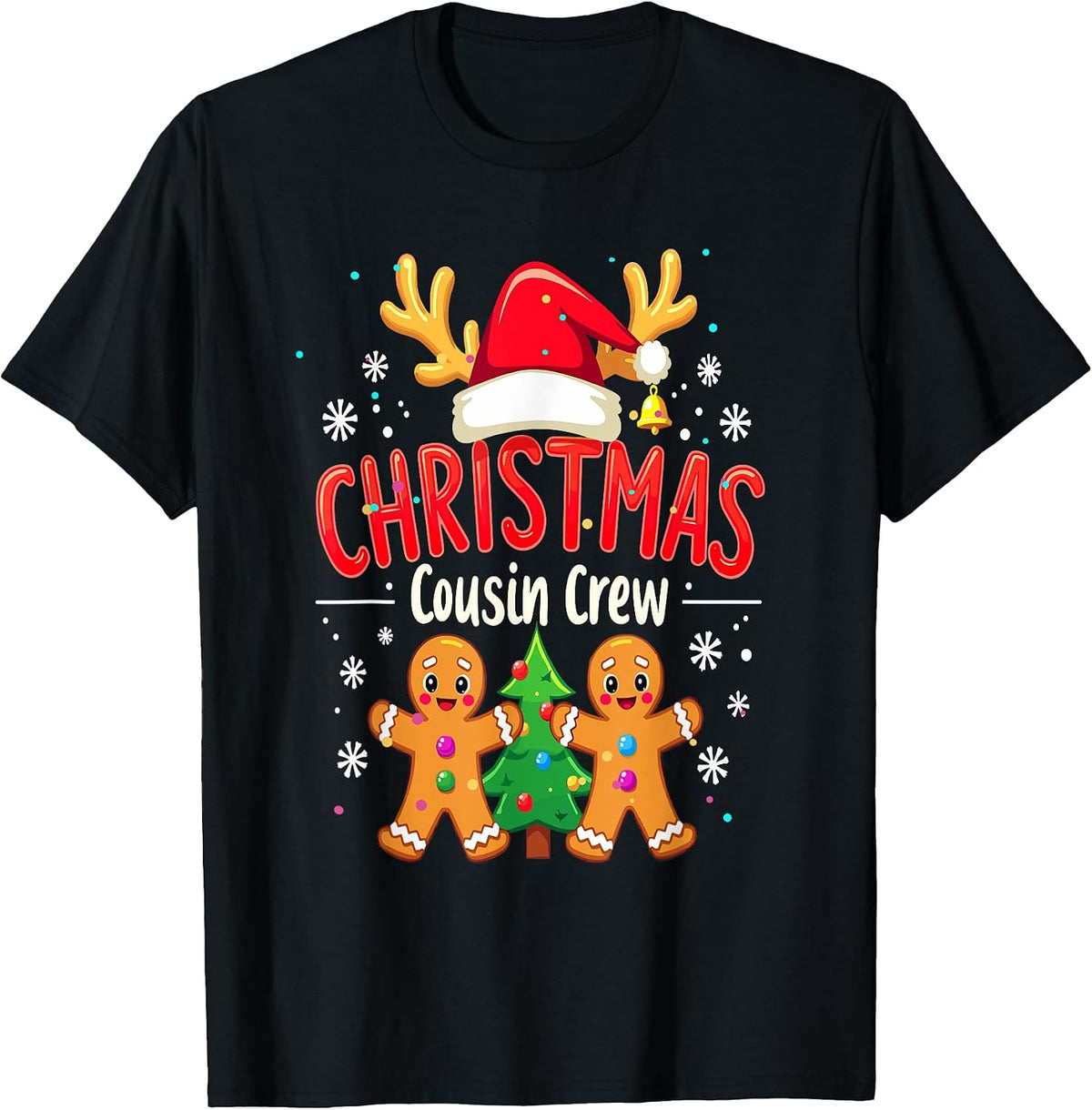 Christmas Cousin Crew Xmas Santa Merry Christmas 2024 T-Shirt