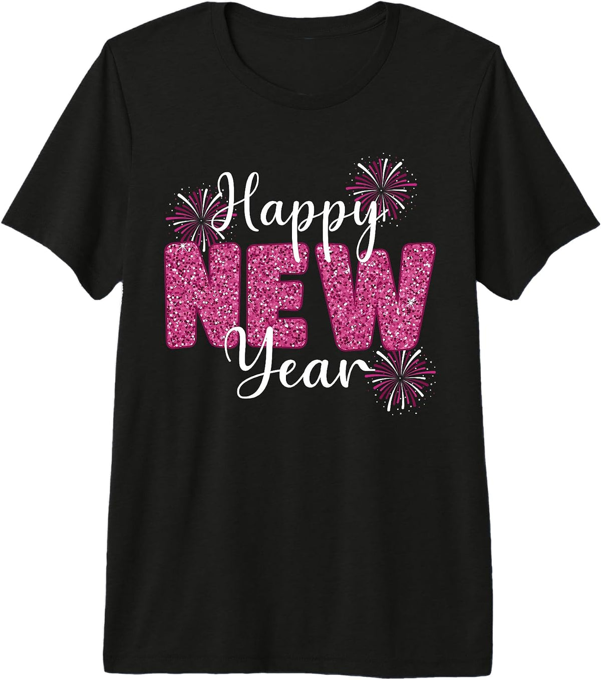 Happy New Year Matching Family New Year Countdown Fireworks Premium Tri-Blend T-Shirt