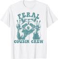 Retro Feral Cousin Crew Family Reunion Summer Vacation T-Shirt