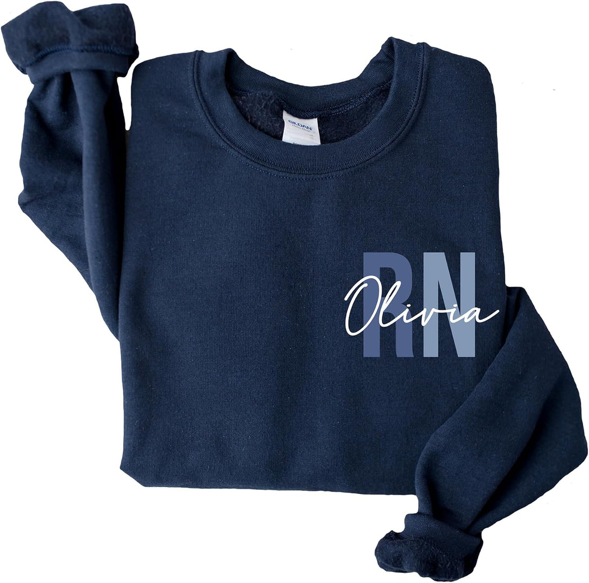 Custom Nurse Sweatshirt RN Sweatshirt Nurse Graduation Gifts for Nurses Week Gifts Nurse Sweatshirts for Women Personalized Registered Nurse Sweatshirt RN Hoodies for Nurses