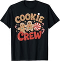 Cookie Crew Gingerbread Christmas Family Baking Team Holiday T-Shirt
