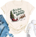 Christmas Shirts for Women Funny Holiday Top Xmas Graphic Clothes