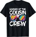 Leader of The Cousin Crew Shirt Adults Boy Girl Best Cousin T-Shirt