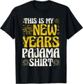 This Is My New Years Pajama Shirt Funny Happy New Year 2027 T-Shirt