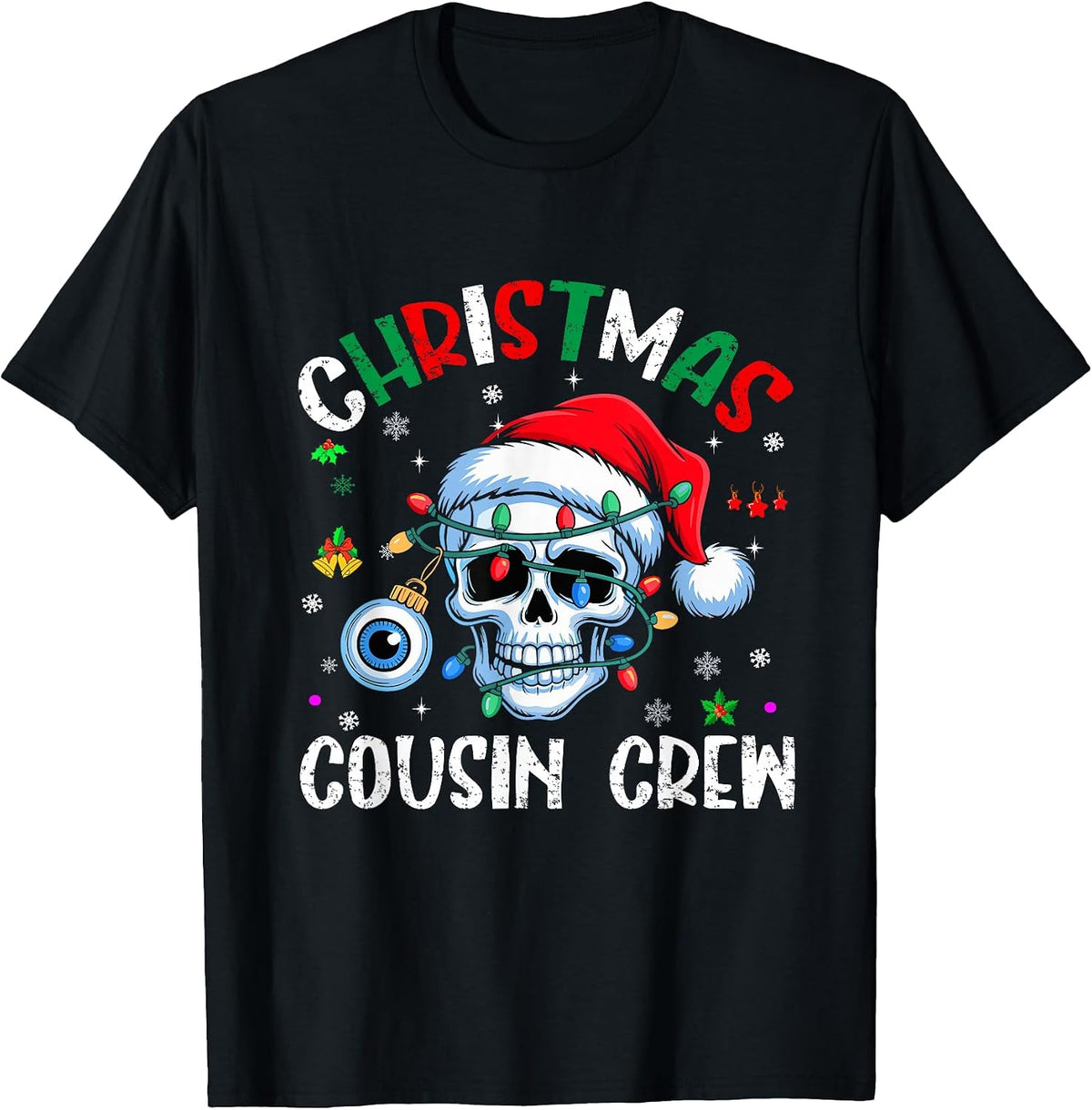 Cousin Crew Christmas Matching Pajamas for Kids Adult T-Shirt