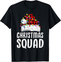 Christmas Squad Santa Hat Family Matching Men Women Kids T-Shirt