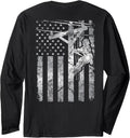 Distressed Patriotic Lineman American Flag gift