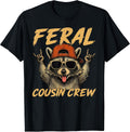 Feral Raccoon Cousin Crew Family Reunion Trip Vacation Kids T-Shirt