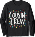 Funny Christmas Cousin Crew Christmas Cousin Crew Holiday Long Sleeve T-Shirt