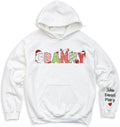 Custom Christmas Sweatshirt for Mom, Grandma, Personalized Names on Sleeve, for Nana, Mama, Gigi, Mimi