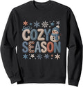 Cozy Season Snowman Design for Winter Vibes And Funs Sweatshirt