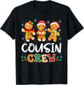 Cousin Crew Christmas Pajama Shirt Gingerbread Man T-Shirt