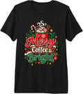 Christmas Coffee Bright Holiday Cheer Coffee Lover Premium Tri-Blend T-Shirt