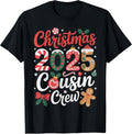 Merry Xmas Family Christmas 2025 Cousin Crew T-Shirt