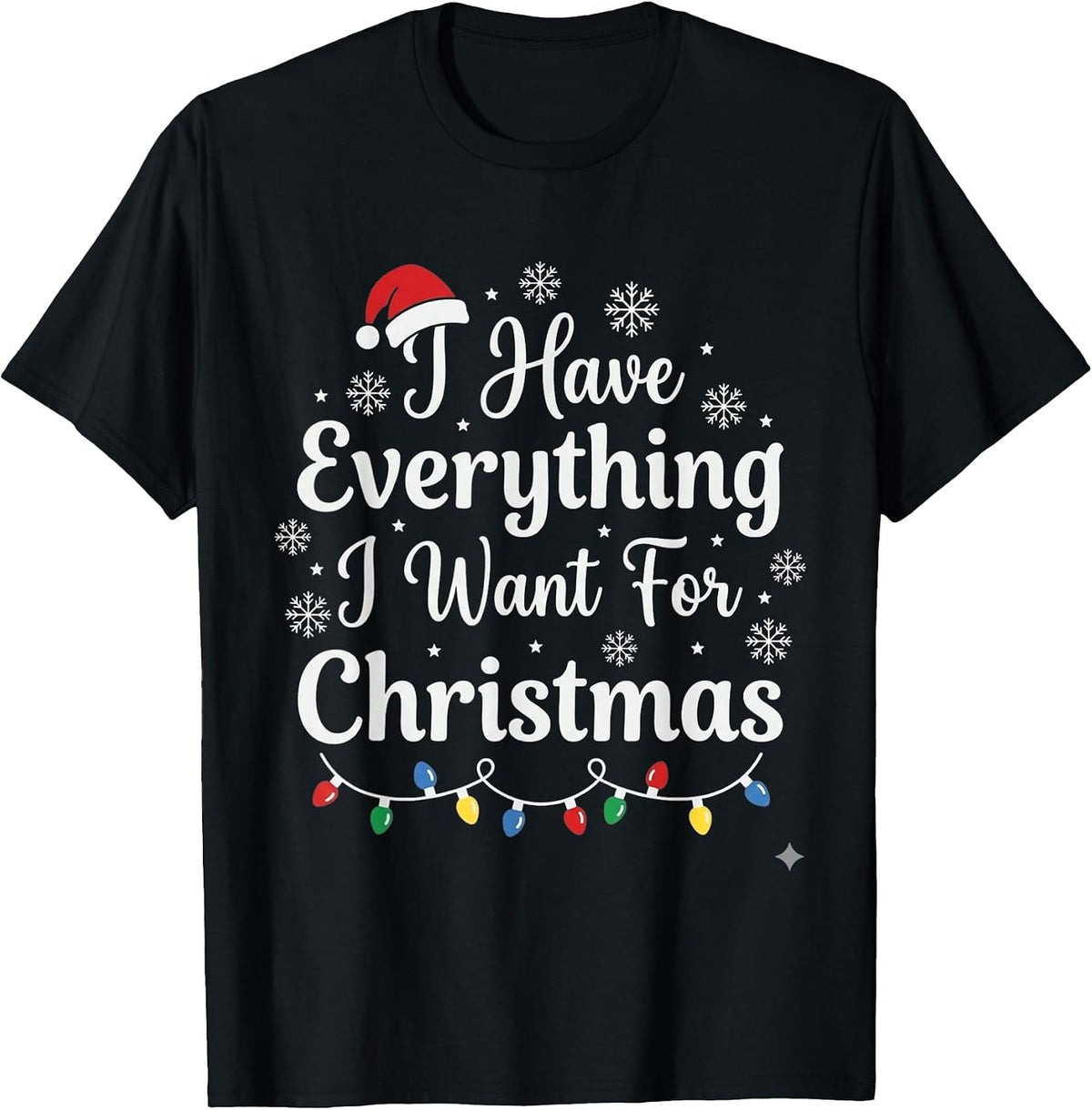 I Have Everything I Want for Christmas Couple Matching Xmas T-Shirt