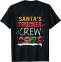Santa’s Trucker Crew 2026 Christmas T-Shirt T-Shirt