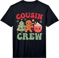 Cousin Crew Christmas Xmas Lights Family Matching Performance T-Shirt