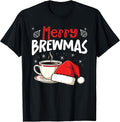 Merry Brewmas Funny Coffee Lover Christmas T-Shirt