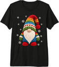 Christmas Gnome Knit Style Cute Gnome Knitted Look Gnomes Premium Tri-Blend T-Shirt