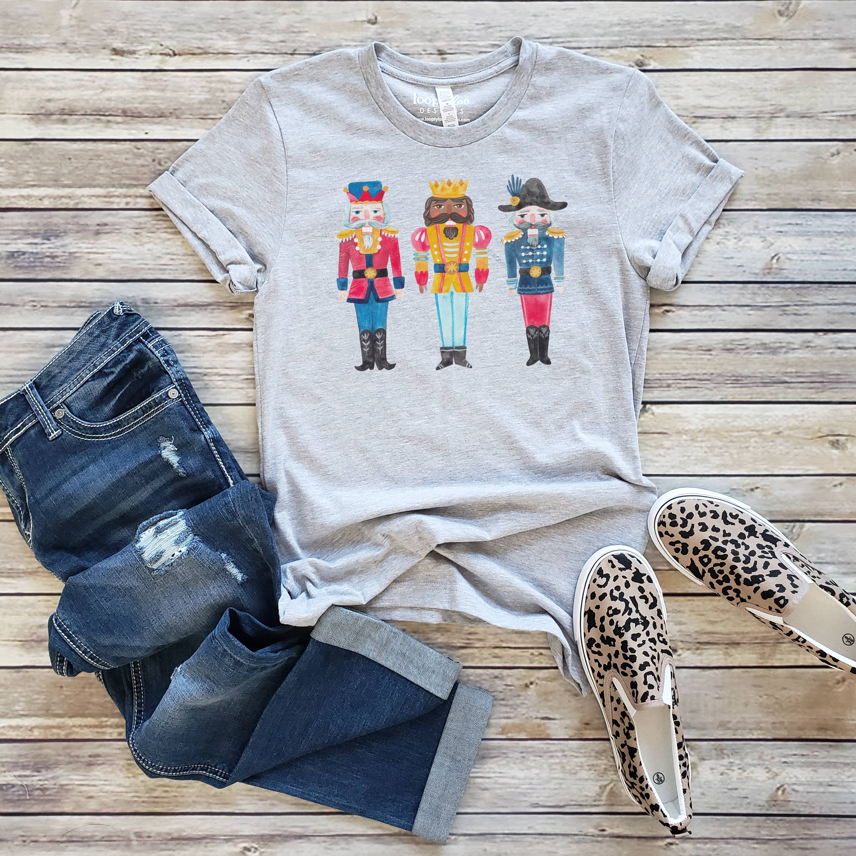 3 Nutcrackers Tee | Christmas | Sizes XS-2XL