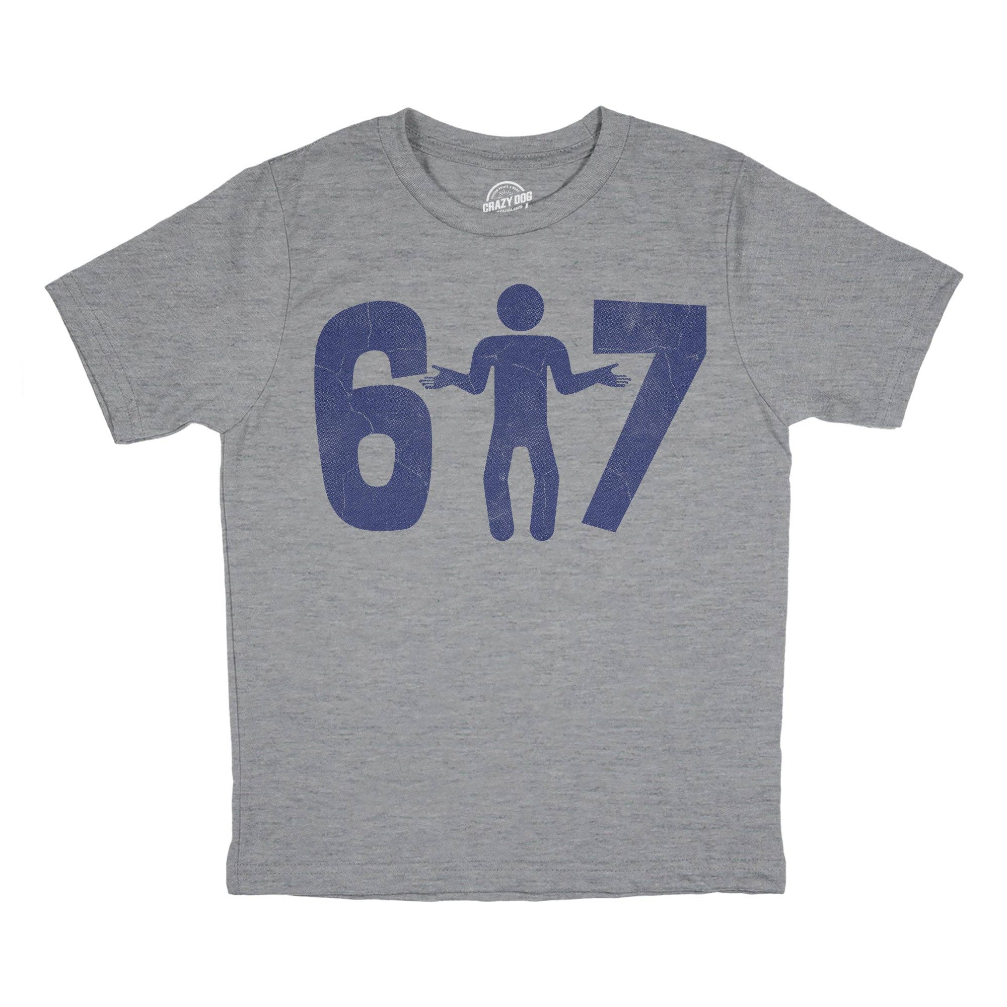 6 7 Stick Figure Youth T Shirt