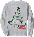 Merry Christmas Stethoscope Xmas Tree Fun Nurse RN LPN Squad Sweatshirt