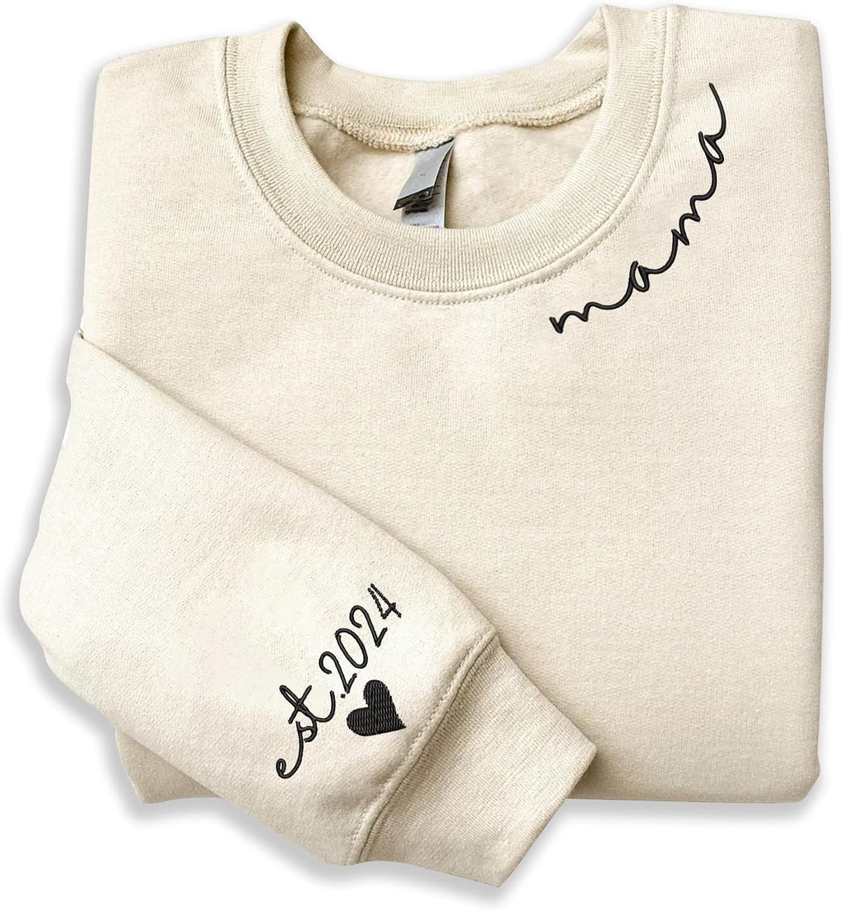 Mama Sweatshirts For Women Embroidered New Mom Gifts Embroidered Mama Sweatshirts For Women Mother Day Christmas