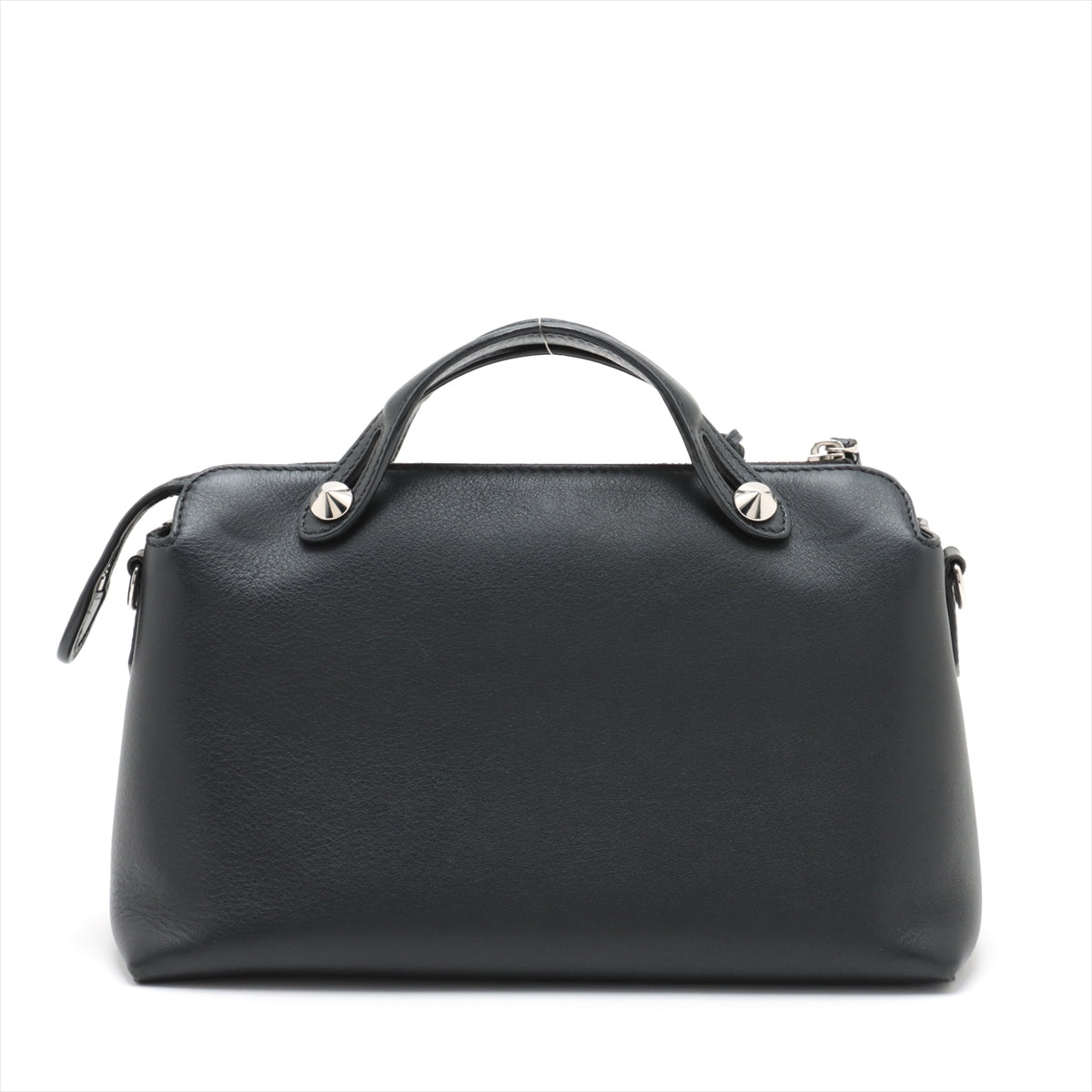 Fendi By The Way Mini Leather 2 Way Handbag Black 8BL124 #2478