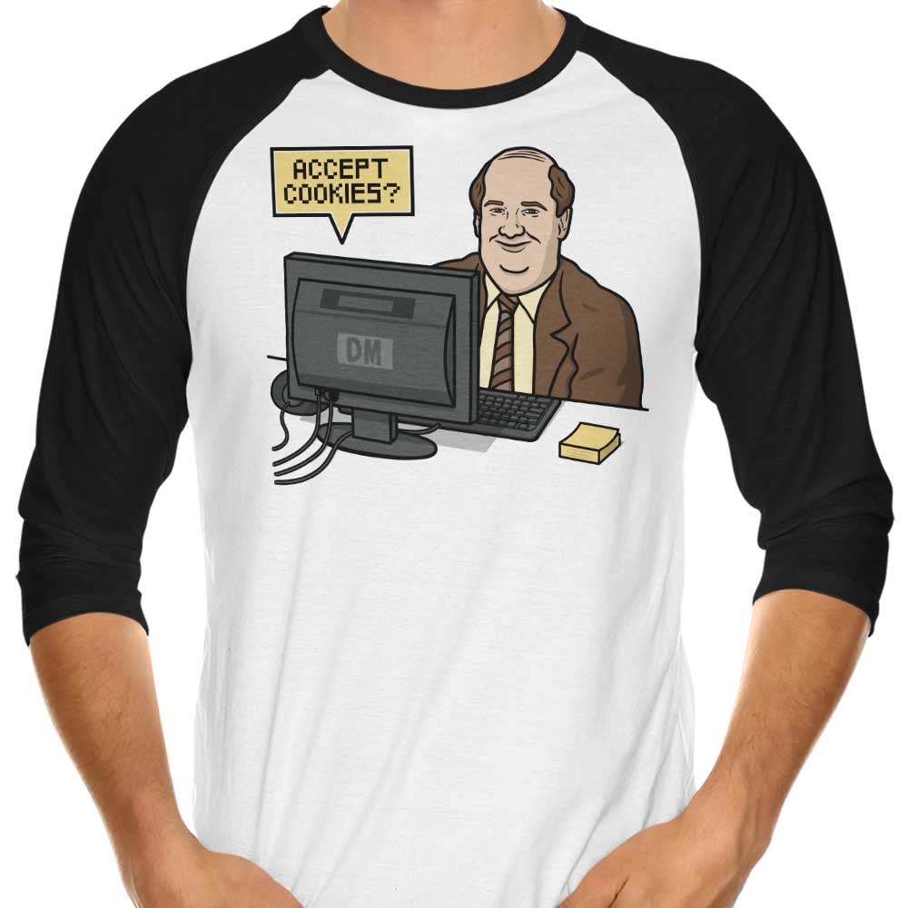 Accept Cookies - 3/4 Sleeve Raglan