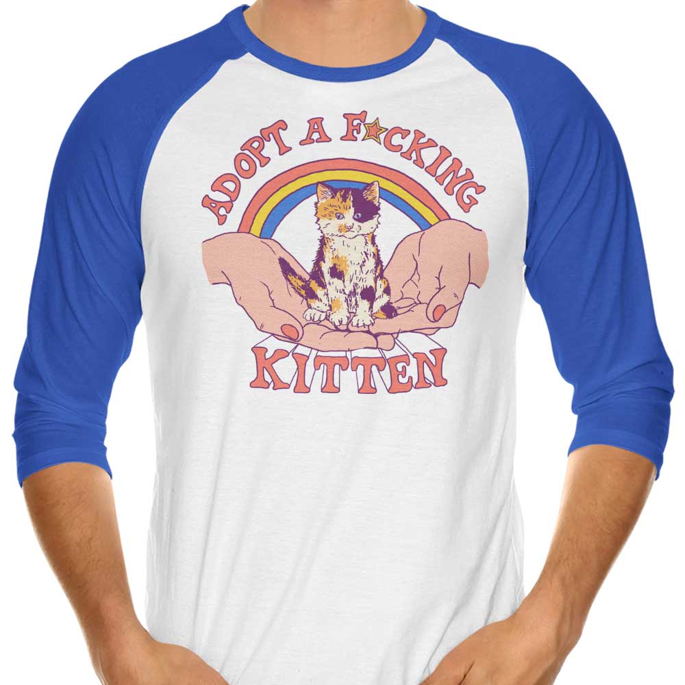 Adopt a Kitten - 3/4 Sleeve Raglan