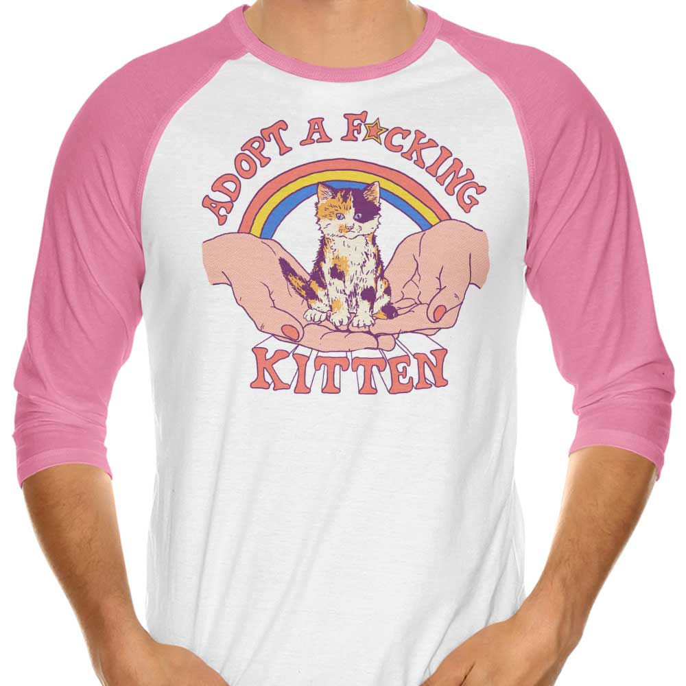 Adopt a Kitten - 3/4 Sleeve Raglan