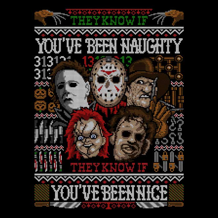 An Ugly Slasher Sweater - Men's Apparel