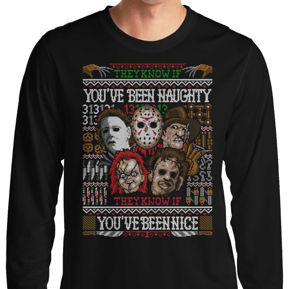 An Ugly Slasher Sweater - Long Sleeve