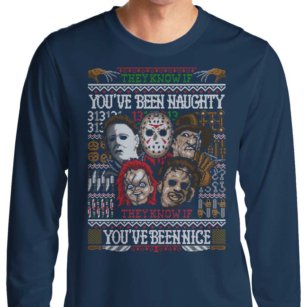 An Ugly Slasher Sweater - Long Sleeve