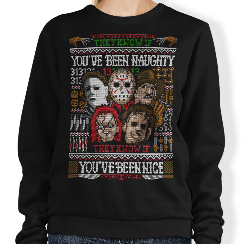 An Ugly Slasher Sweater