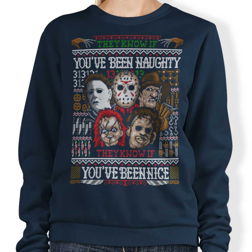 An Ugly Slasher Sweater