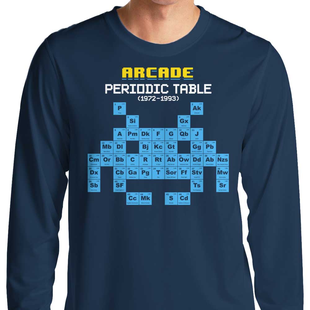 Arcade Periodic Table - Long Sleeve