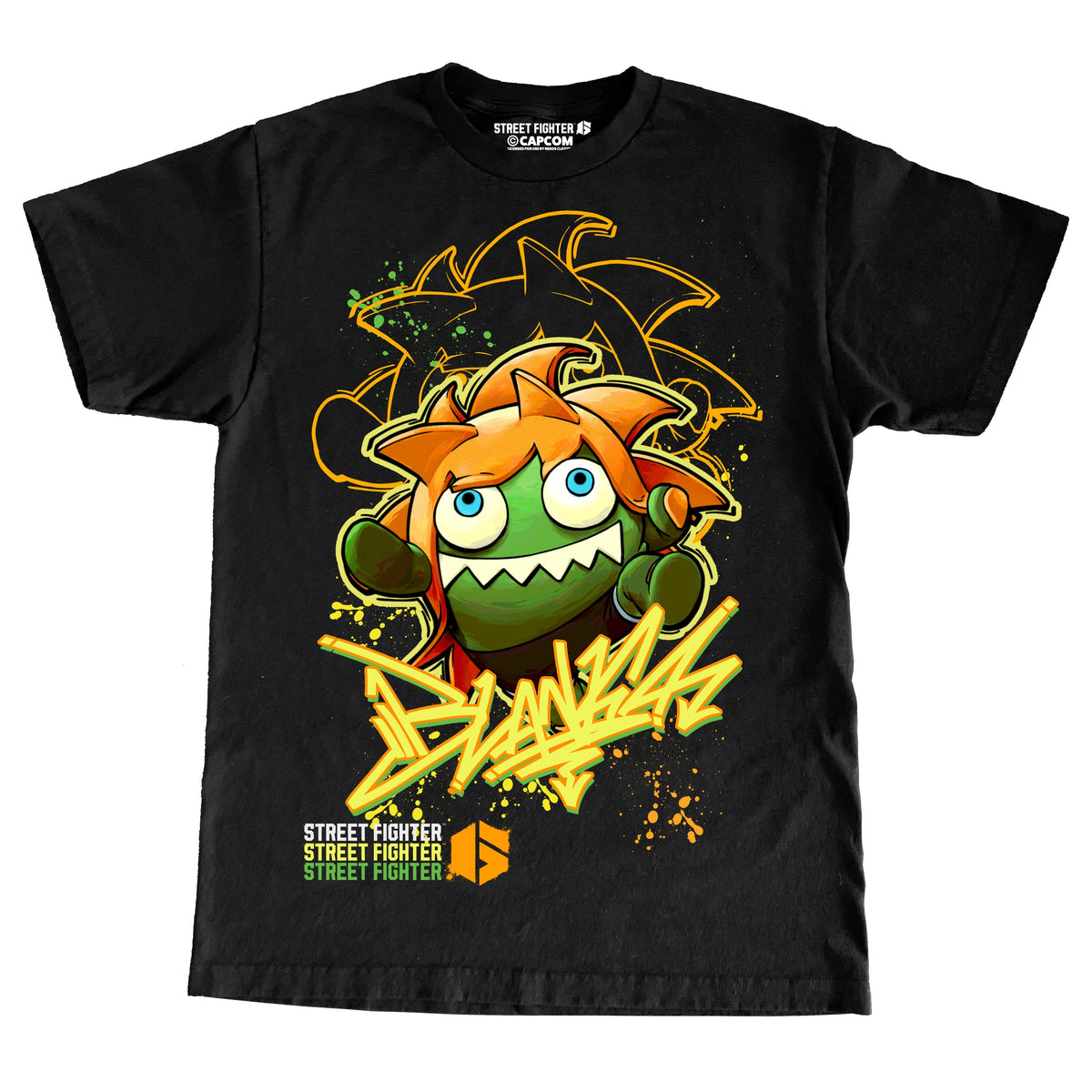 CAPCOM SF6 BLANKA "OVERSIZED PRINT" SHIRT