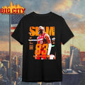 Bam Adebayo Miami Heat On The Cover Of SLAM 261 83 Points Forever Stamped In History Orange Metal Edition Shirt
