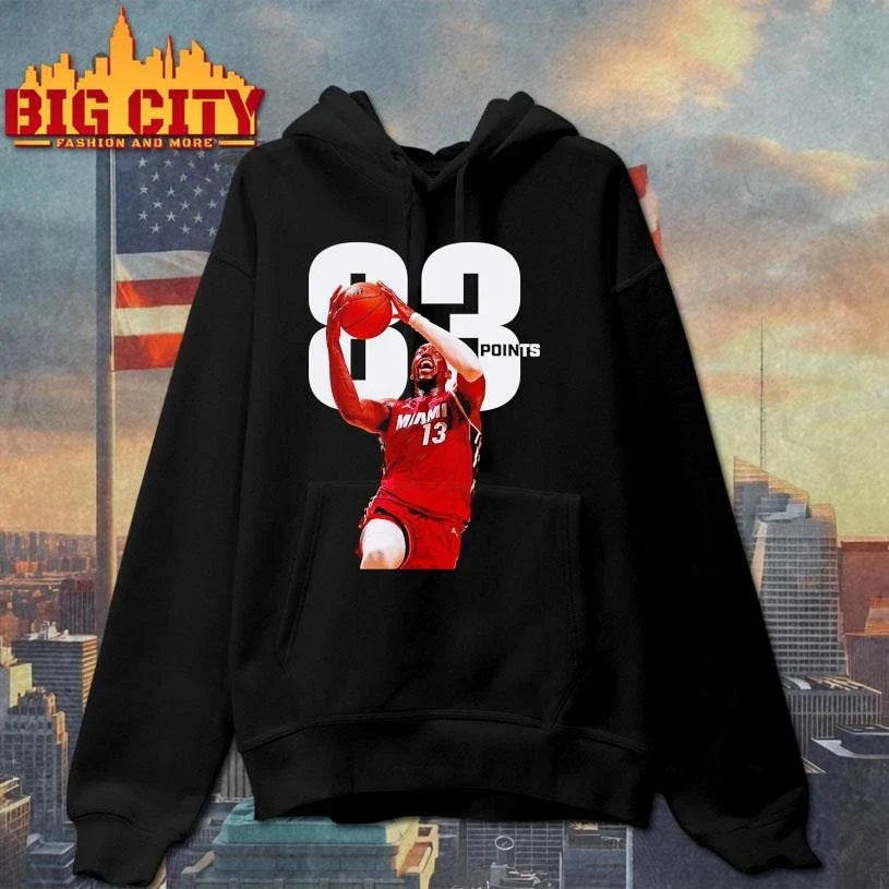 Bam Adebayo With 83 Points Passed Kobe Bryant For The Second-Most Points In A Single Game Shirt