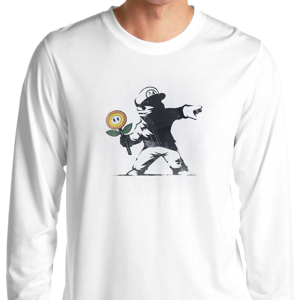 Banksy Flower - Long Sleeve