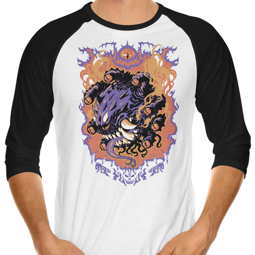 Beholder Attack - 3/4 Sleeve Raglan