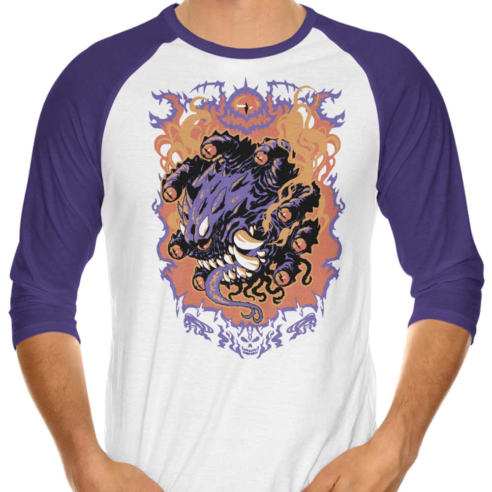 Beholder Attack - 3/4 Sleeve Raglan