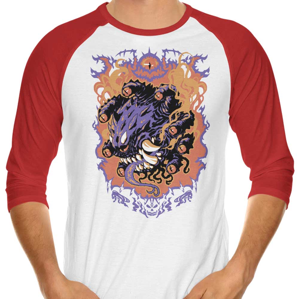 Beholder Attack - 3/4 Sleeve Raglan