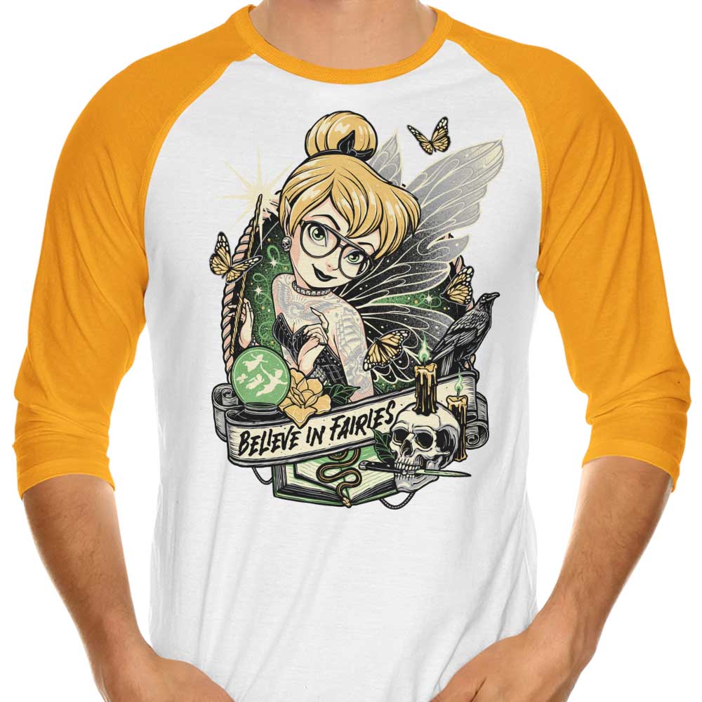 Believe in Fairies - 3/4 Sleeve Raglan