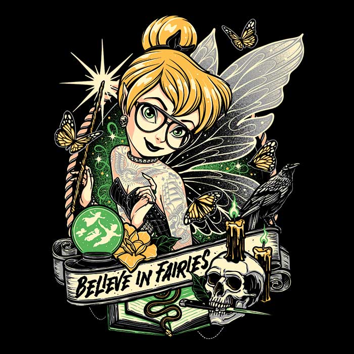 Believe in Fairies - 3/4 Sleeve Raglan